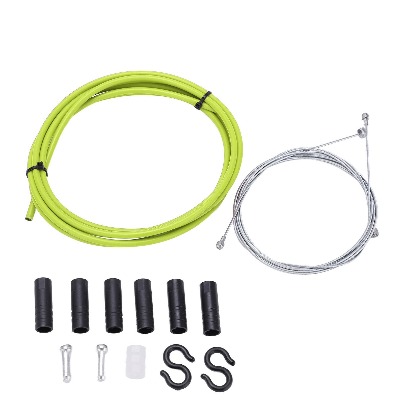

BOLANY Bike Bicycle Brake Cable and Housing Set Stable Strong 5mm Bicycle Brake CableGreen