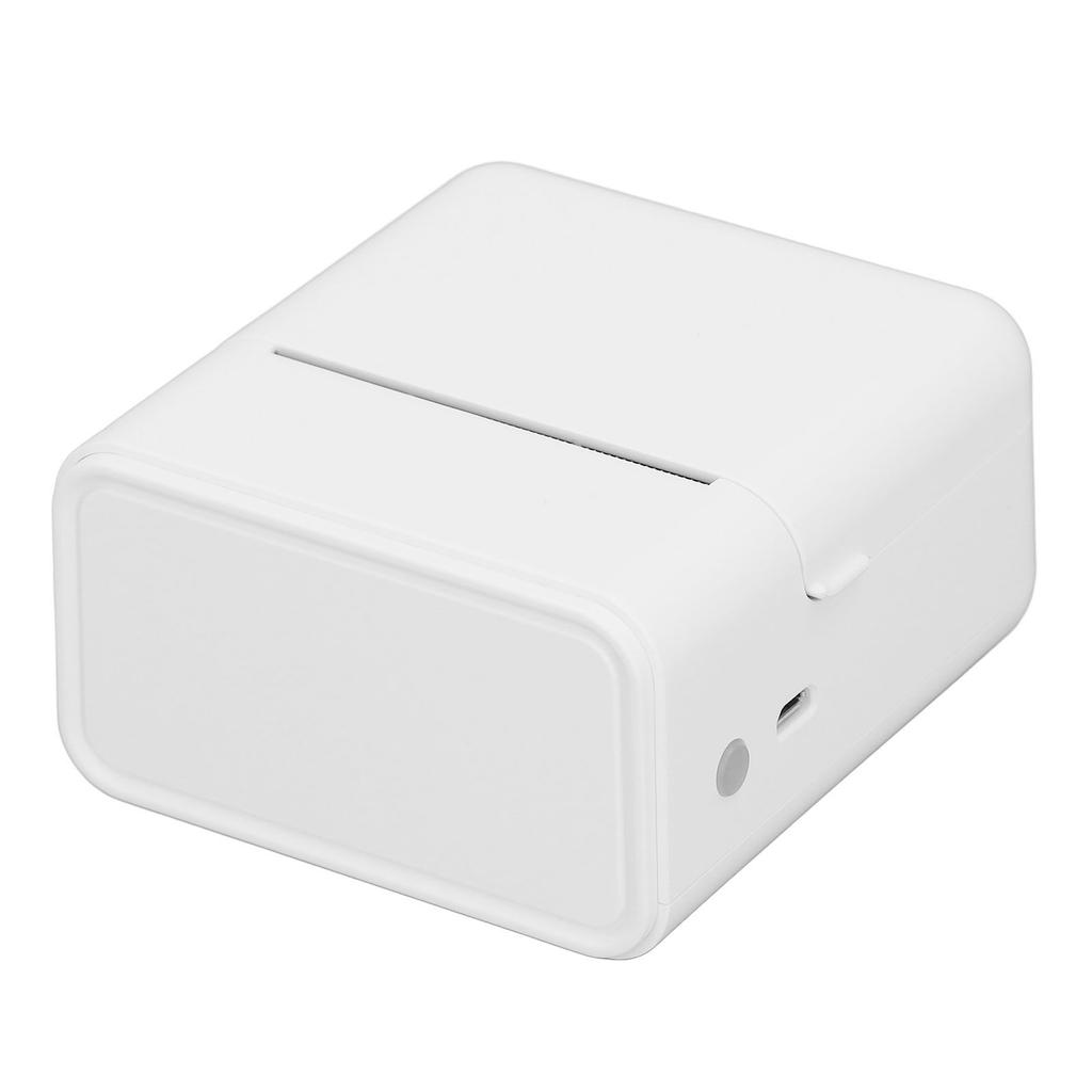 Thermal Label Printer BT 203dpi Portable Mini Label Printer for Date Ingredient Name Small Business