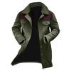 Men's 2026 Autumn/Winter Suede Patchwork Jacket with Multi-Pocket Zipper