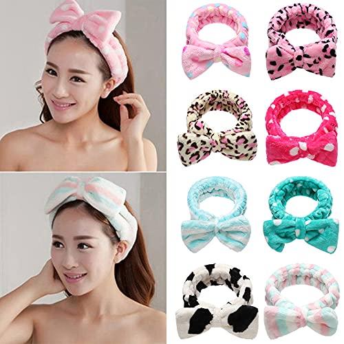 Nandana Collections Pink Headbands Makeup Bow for Women 1PCS