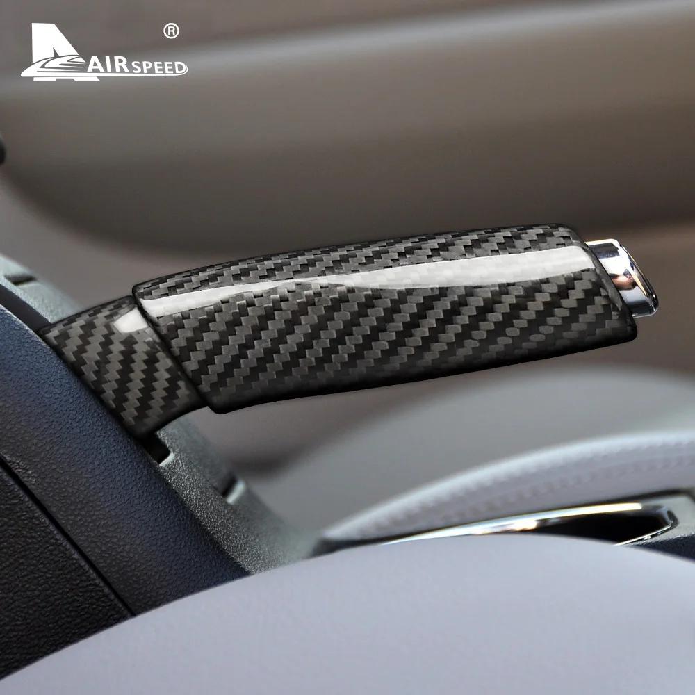 For Mercedes Benz A Class B Class W169 W245 A170 A180 A200 Real Hard Carbon Fiber Handbrake Grip Cover Accessory