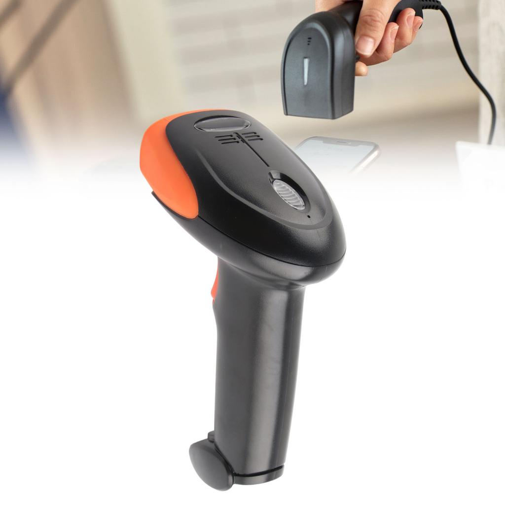 2.4G 1D 2D Wireless Barcode Scanner High Accuracy Quick Response QR Code Reader for Blurry Distorted Codes