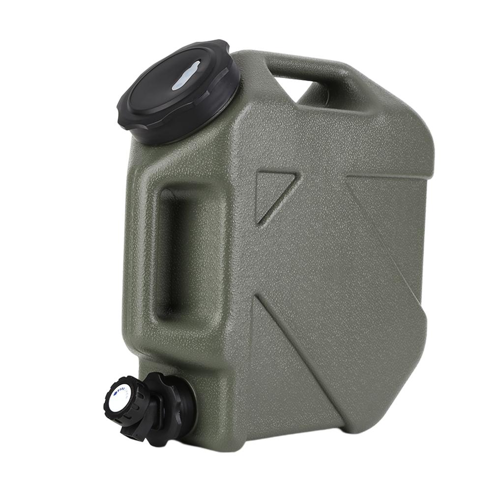 10/11/12L Car Water Bucket Large Capacity Portable Drinking Water Canister Outdoor Water Tank Container for Camping Fishing