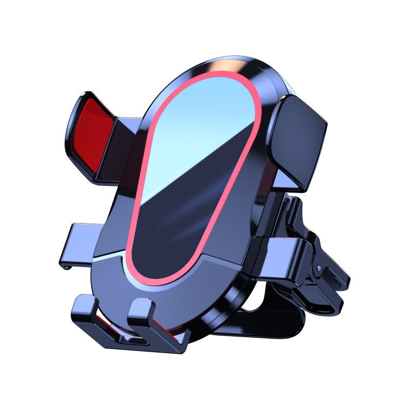 Gravity Phone Holder: Car Air Vent & Dashboard Suction Cup with Automatic Lock and Mirror Adjustment