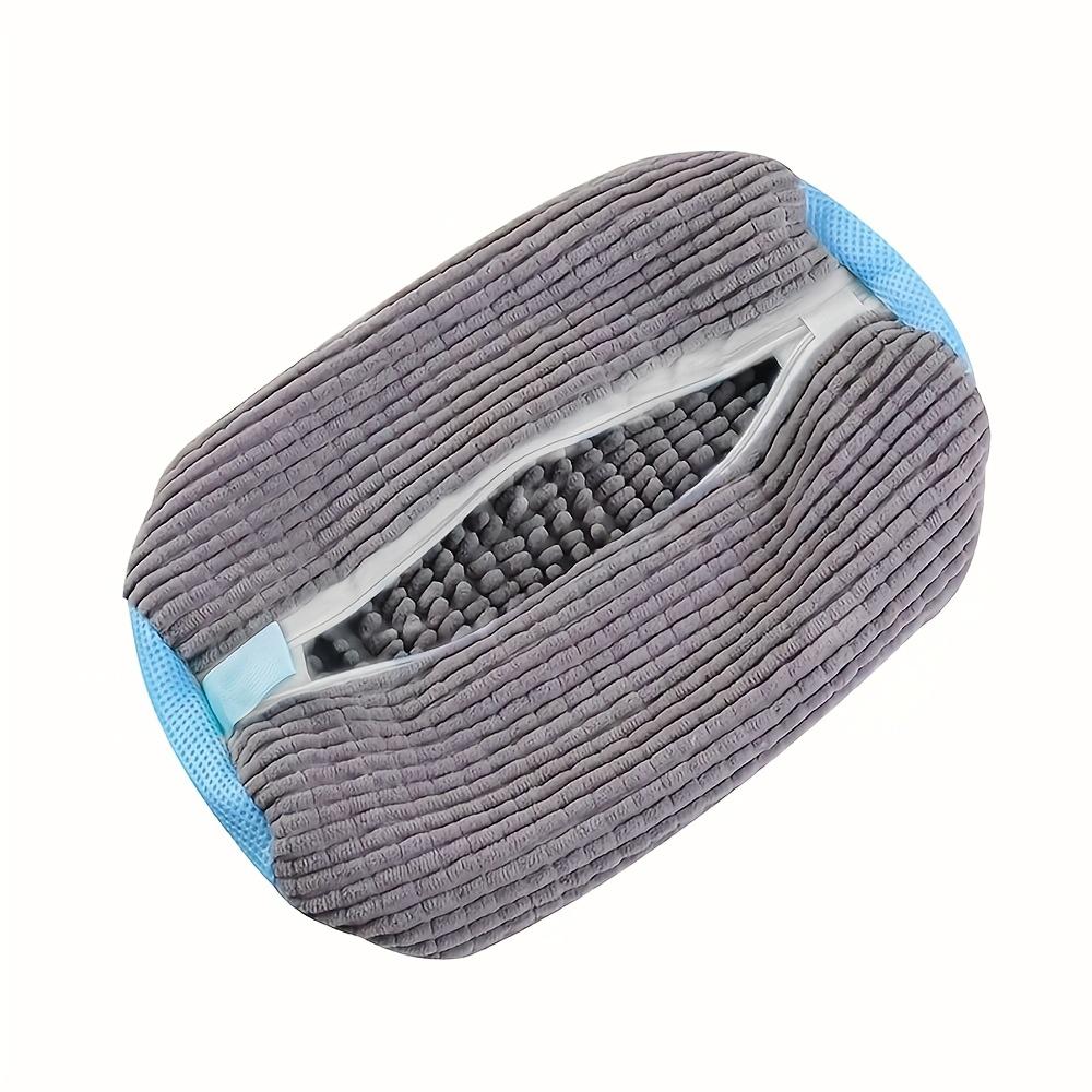 Heavy-Duty Shoe Wash Bag - 360° Cleaning, Anti-Tear Polyester w/ Zip | Fits All Washers | Reusable Sneaker Protector