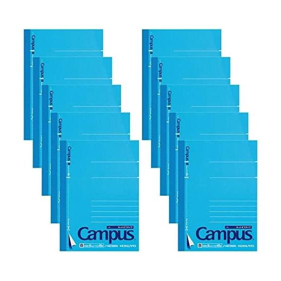 KOKUYO Note Campus Note Cut-off Type B7 B-линованные 48 листов 10 книг Набор No-M236BNX10