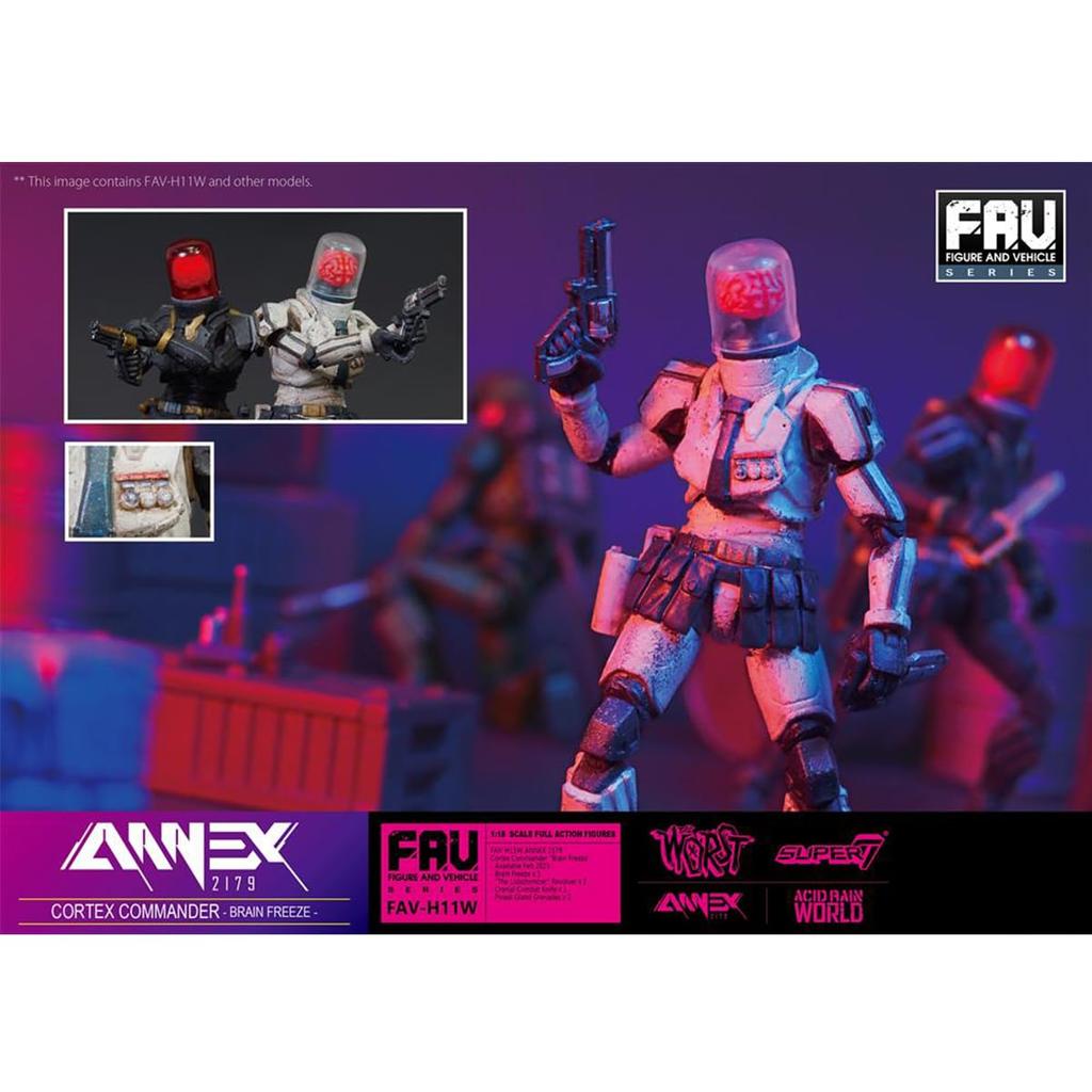 HiPlay TOY ALLIANCE ACID RAIN Cortex Commander Movable Figure Painted Finished Product 1/18 FAV-H11W "Brain Freeze"