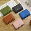 High-End Compact Student Wallet: Slim Three-Fold Coin Purse, Multifunctional & Stylish