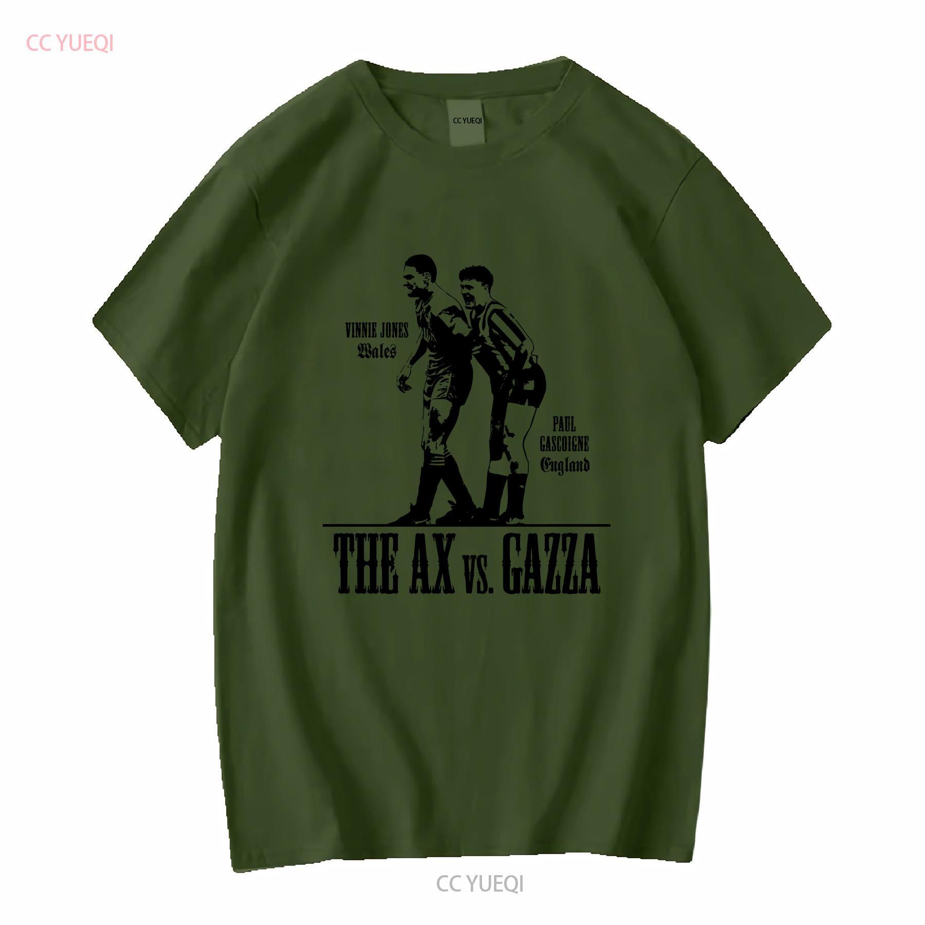 

Vinnie the Ax Jones vs Paul Gazza Gascoigne T Shirt long or short sleeves vintage Washed Comfortable Soft Top For Everyday Wear 2XL