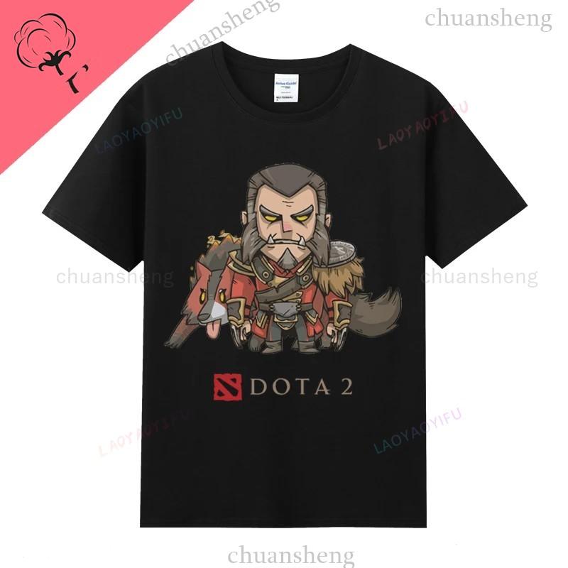 Dota2 Gaming TShirt Game Hero Printed Tshirt Top Shadow Fiend Pudge Axe Slardar Sven Wraith King Cent Phoenix Unisex Clothing
