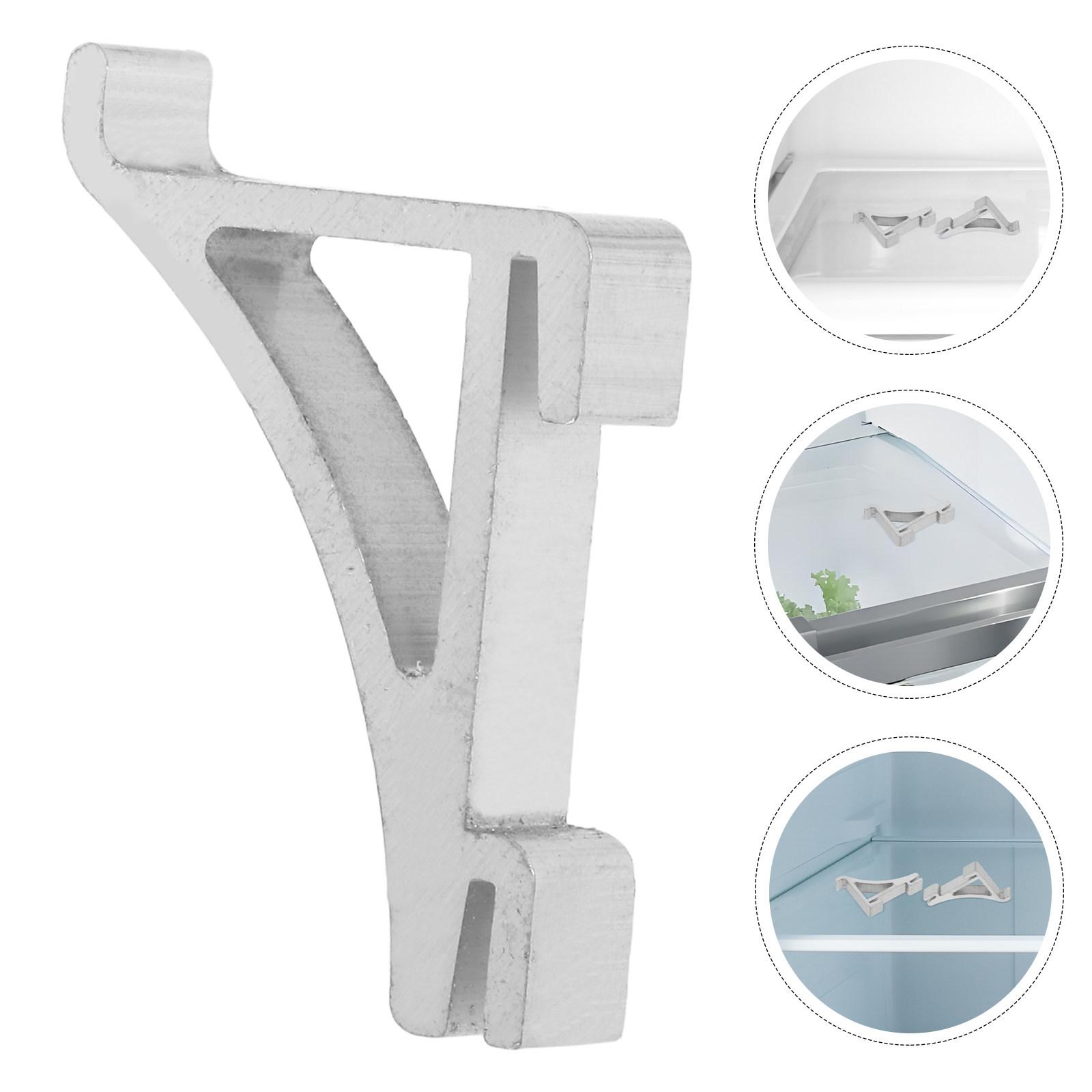 

10Pcs Heavy-Duty Metal Refrigerator Shelf Clips for Commercial Freezers Beverage Coolers Rv Fridge Shelf Stabilizer Bracket other