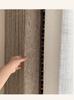 Retro Style Blackout Jacquard Cotton Linen Curtain for Living Room/Bedroom