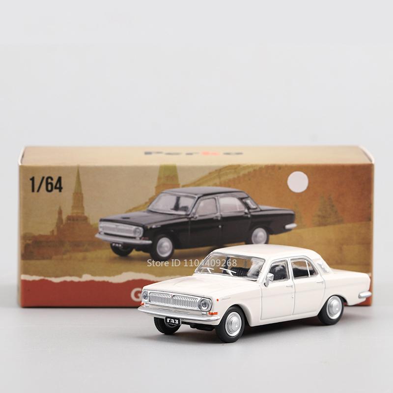 Mini 1:64 GAZ-24 LADA 2105 Automodell Spielzeug Stoßdämpfung Oldtimer Modelle Hohe Simulationsspielzeuge Interaktive Geschenke für Kinder