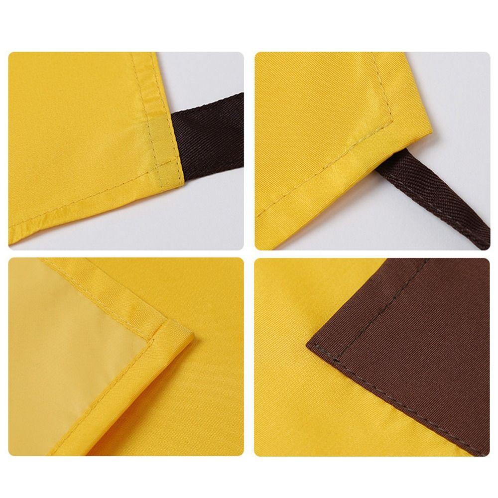 With Hand Towel Kitchen Apron Waterproof Restaurant Uniform Household Antifouling Apron  Barber