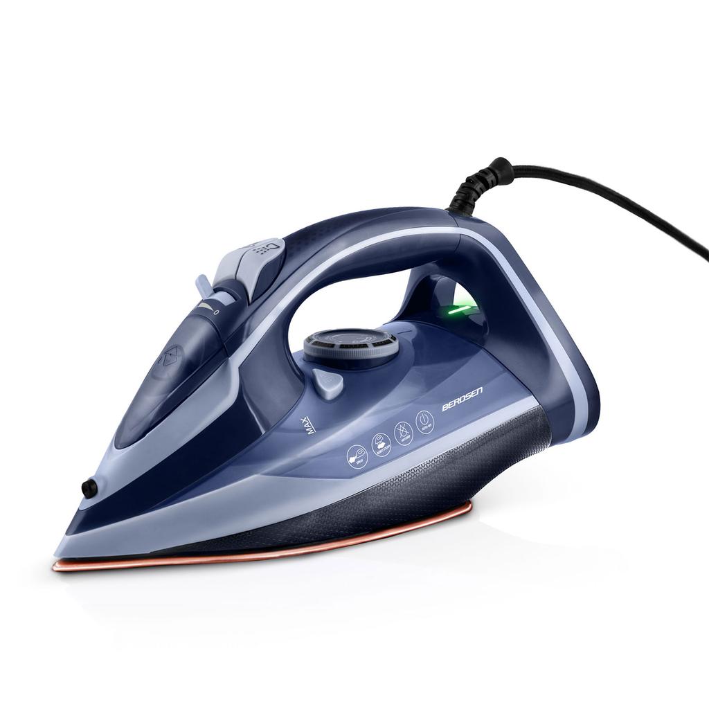 3000W Berdsen Bd-330 Steam Iron, Ceramic Coating, Vertical Operation