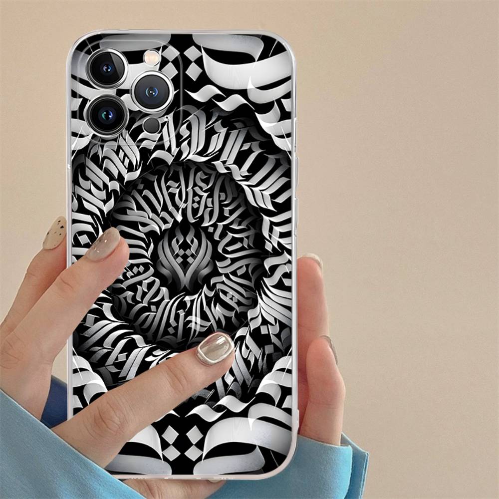 Pokras Totem Design Art Graffiti Shockproof Silicone Clear Case For IPhone 17 16 15 14 13 12 11 Mini Pro Max Plus Cover