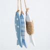 Wooden Fish Pendant Home Decor Hanging nament Curtain Decoration Wind Chimes Sea Pendant Kindergarten Wooden Fish String Small