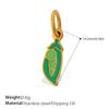 Cute Simple Earrings Bracelet Necklace Accessories Colorful Vegetables Stainless Steel Oil Drip Diy Pendant Female