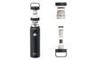 LOGOS ThermoWall Vacuum Insulated Carbonated Drink Bottle 500ml Ash Blue 81286123 For Cold Drinks Camping Mug Slim Direct Drinking (Type 612) - Only,