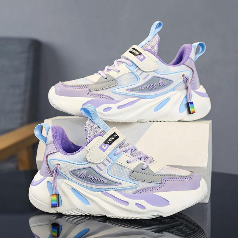Sports shoes, spring/autumn collection, breathable mesh upper, soft sole, non-slip, running shoes, children's shoes, perfect for Children's Day