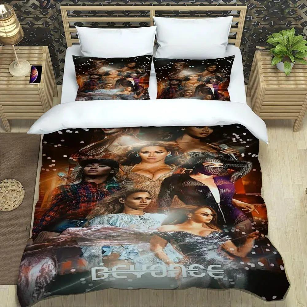 Comforter Beyonc Giselle Knowles Bedding Set Adult Boys Girls Bedroom Decoration Single Double Large Size