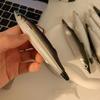Office School Supplies Serious Fish Creative Funny Pen Fish Shape Black Ballpoint Gadget Stall Popular Small Commodities Kawai