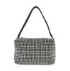 [Gebraucht] Heiress Weiße Diamant-Leder-Minihandtasche - Ausgezeichnet #1E9ZJ3E