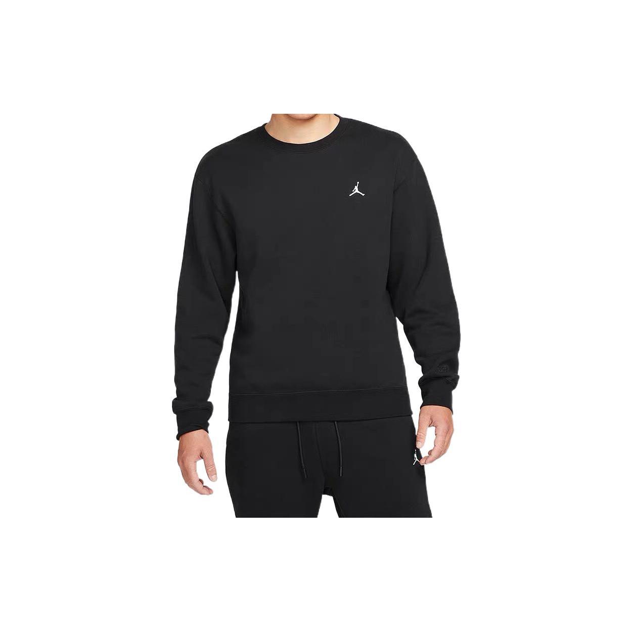 Jordan Air Jordan Sweatshirts Men s Black Crew Neck Thickened Regular DN7957-010 S