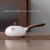 White Porcelain Teapot Handmade Ceramic Kungfu Tea Set with Side Handle Xishi Style