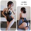 Lingerie sexy nuovi collant in pelle verniciata bondage regina uniforme sexy tentazione