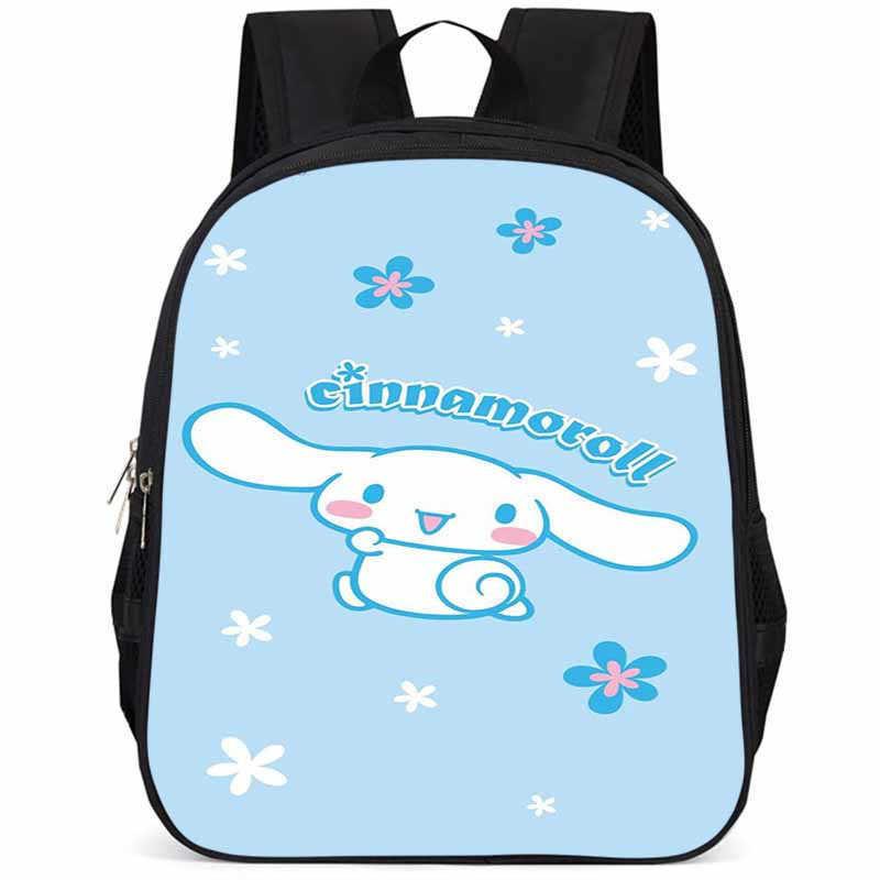 Adorable Cinnamoroll 15 Inch Large Capacity Lightweight School Backpack For Kids