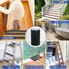BOMEI PACK 200mm x 5m Black Stairs Skateboard Grip Tape with Strong Safety Safety Steps for Indoor and Outdoor Use Non-Slip Drawstring, Anti-Slip
