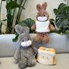 Seth Dudu Detachable Bread Rabbit Doll Creative Hamburger Rabbit Doll Plush Toy Children's Girl Birthday Gift