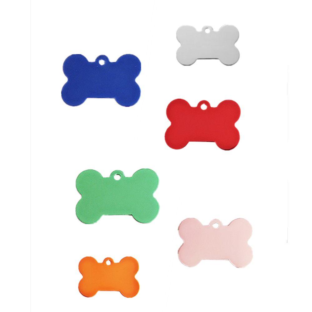 

Creative Dog supplies Engraved Bone Shape Brand Pet Tag ID Name