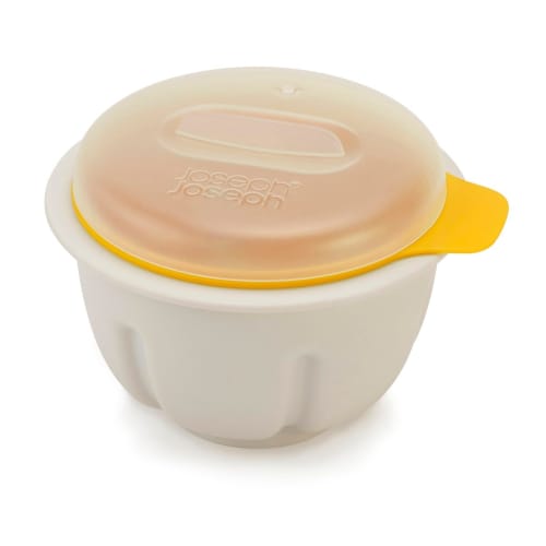Joseph Joseph Microwave Poached Egg Cooker, M-Cuisine (White/Yellow) 20123