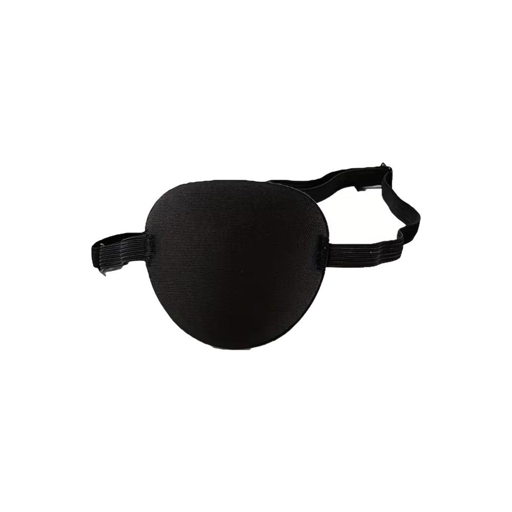 Skin Friendly Adjustable Pirate Eye Patch Washable Soft Vision Care Eye Cover Cosplay Eye Patch Kids Adults Use