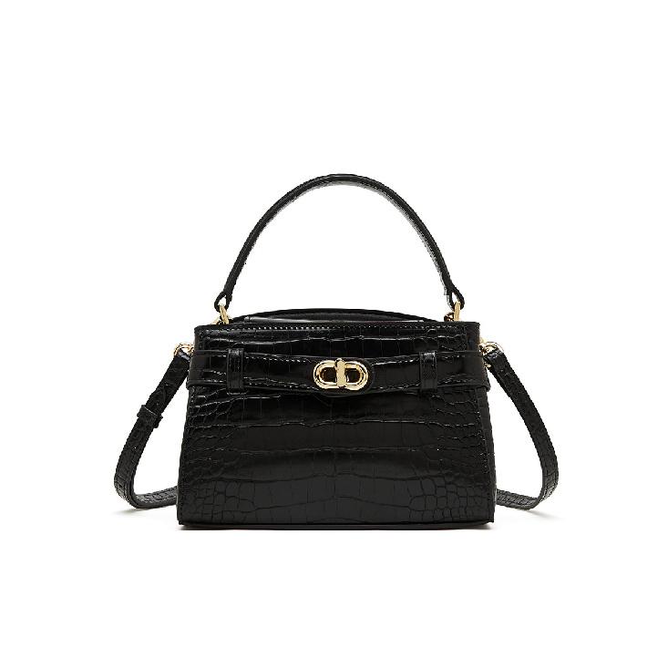 Crocodile Pattern Fashionable Women s Bag 2025 New Small Square Bag Handheld Versatile Bag Retro High-Quality Texture Single Shoulder Crossbody