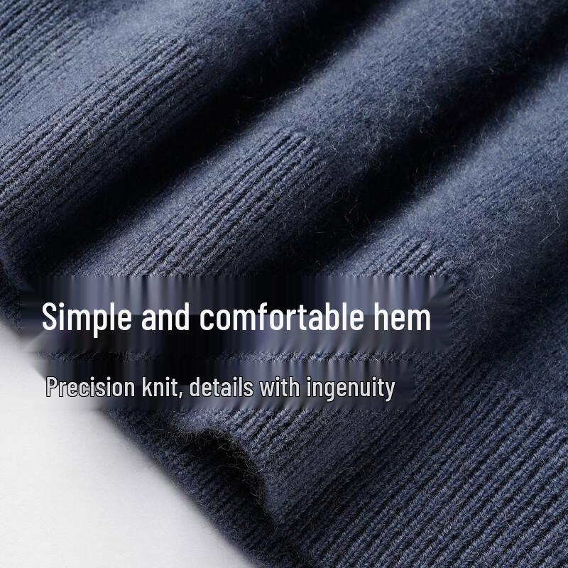 SHANSHAN Men's Merino Wool & Cashmere Blend Sweater