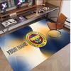 Personalized Crystal Velvet Carpet Fenerbahçe FC Pattern Non Slip Floor Rug