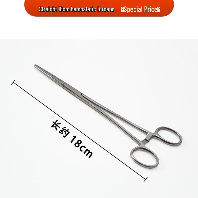 Stainless Steel Hemostatic Forceps - Straight/Curved Head, Surgical/Vascular Use, In Stock