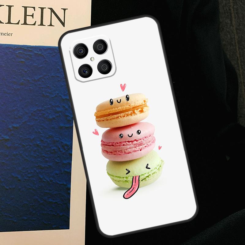 Macarons Kuchen Dessert Niedliche Hülle Für Honor X8b X9b X9a X8a X8 X9 X9c 50 70 90 Lite Honor 200 Lite Magic 5 6 7 Pro Abdeckung
