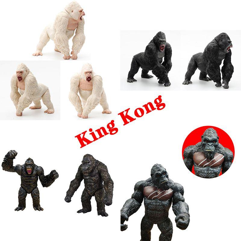 Original Bandai Shm King Kong Gorilla Model Toys Exquisite Action Figure For Childrens Gifts