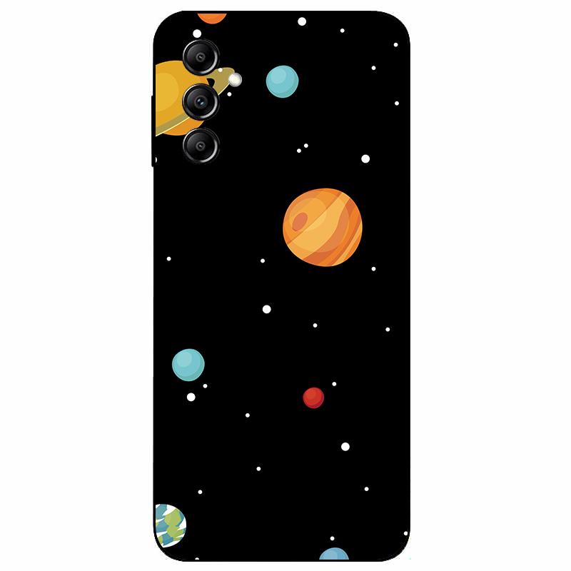 For Samsung A14 4G A 14 M14 5G Case Painted TPU Soft Silicone Black Funda for Samsung Galaxy A14 A145F Bumper GalaxyA14 M 14 Bag