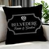 Alcohol Belvedere Cushion Cover Cushion Cover Set 4Pcs 50X50 45X45 40X40 Pillowcase Decorative Sofa Home Decor