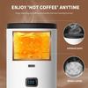 3 in 1 Portable Coffee Maker for Travel,Mini Espresso Machine On the Go,Self-Heating Compatible with Ground Coffee for Car,Hiking,Camping,Office