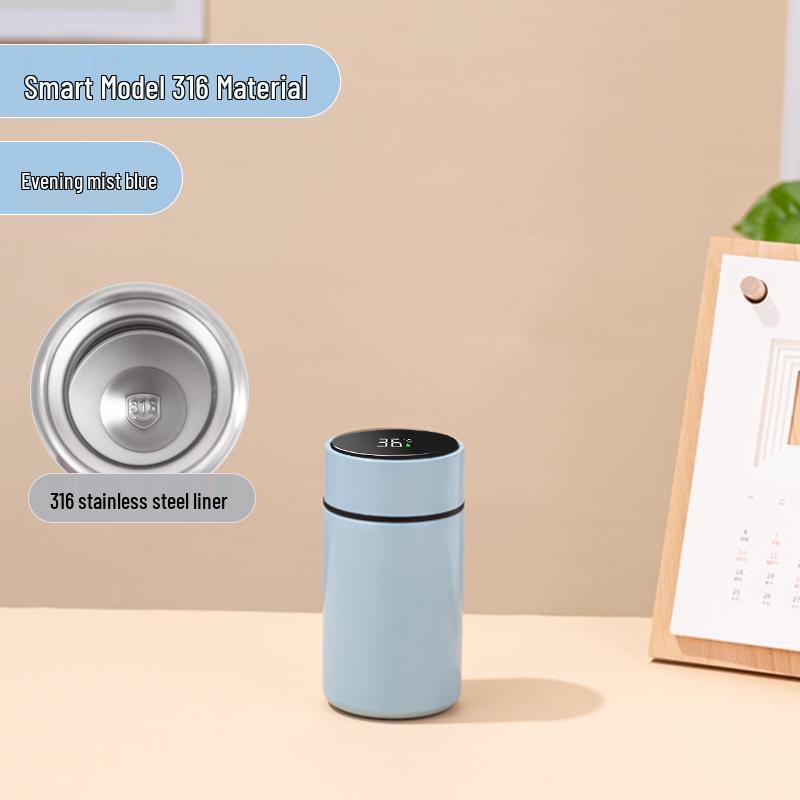 Smart 200ml Portable Insulated Ceramic Cup with Logo Engraving