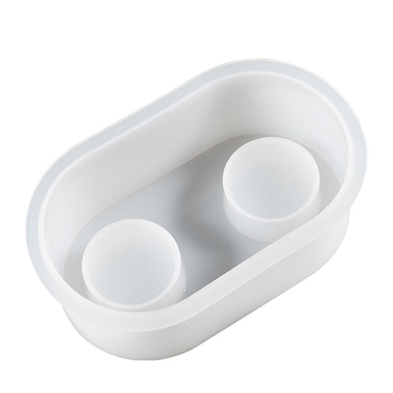 1Pcs Tealight Candle Holder Resin Molds,Silicone Candle Holder Molds for Epoxy Resin Casting,DIY Valentine's Day Gifts