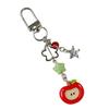 Crystal Beaded Elegant Phone Charm Anti Loss Rope Fruit Pendant Colorful Phone Lanyard  Women Girls