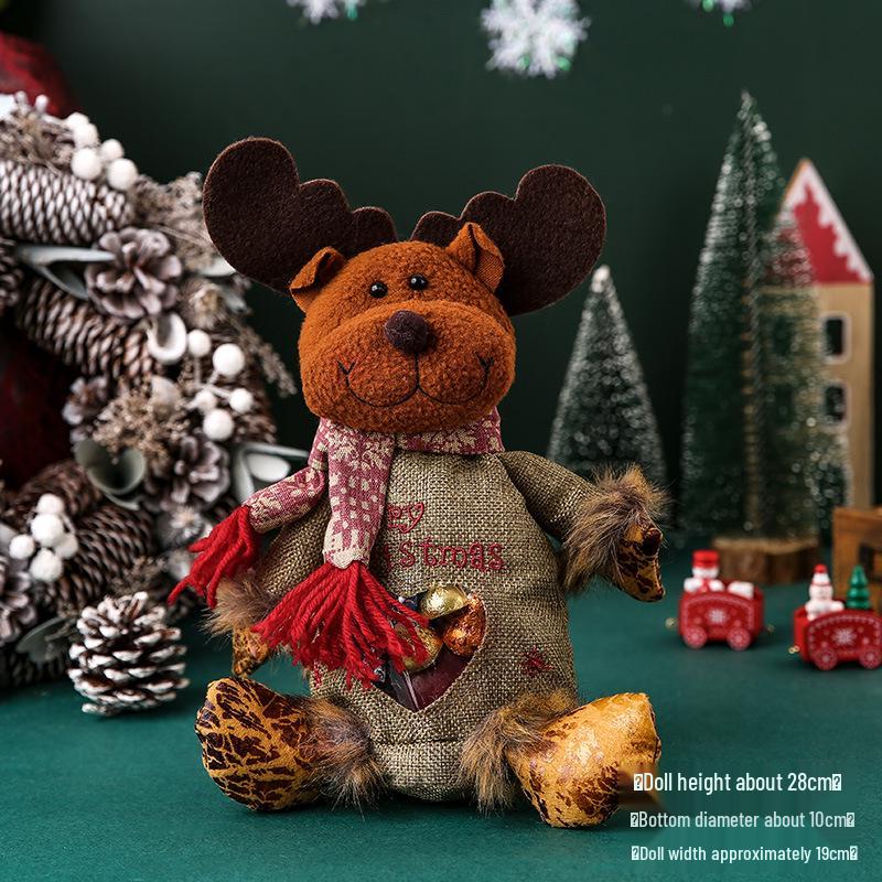 Christmas Eve Gift Bag: Snowman & Santa Candy Packaging for Kids