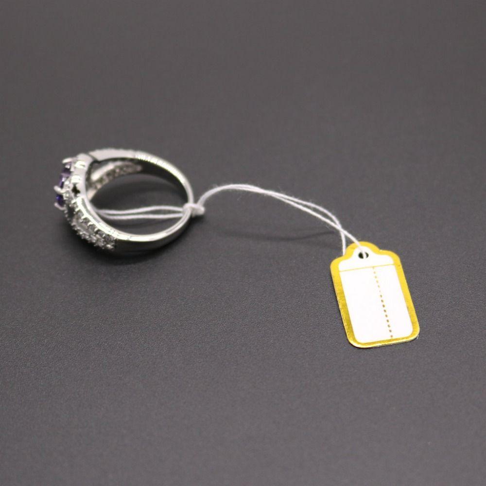 Card Paper Retail Supplies Jewellery Hangtags Hanging Tags Jewelry Price Labels Display Tool